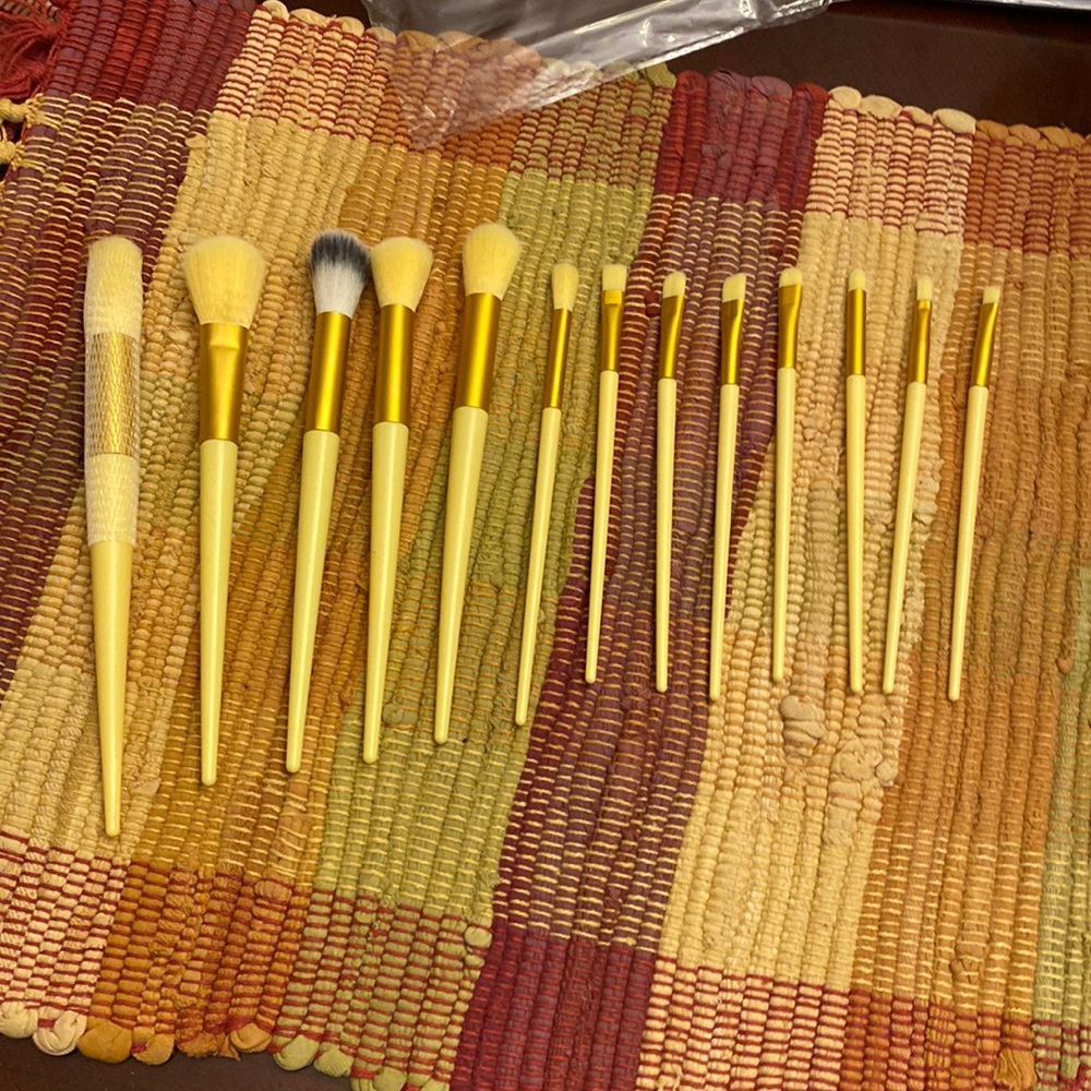 A lovely 13 piece set of makeup brushes including some fine precision. Offer me